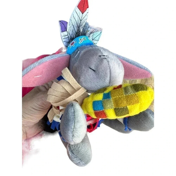 Disney 2003 Theme Park edition Eeyore Bean Bag Plush Stuffed Toy - Picture 8 of 11